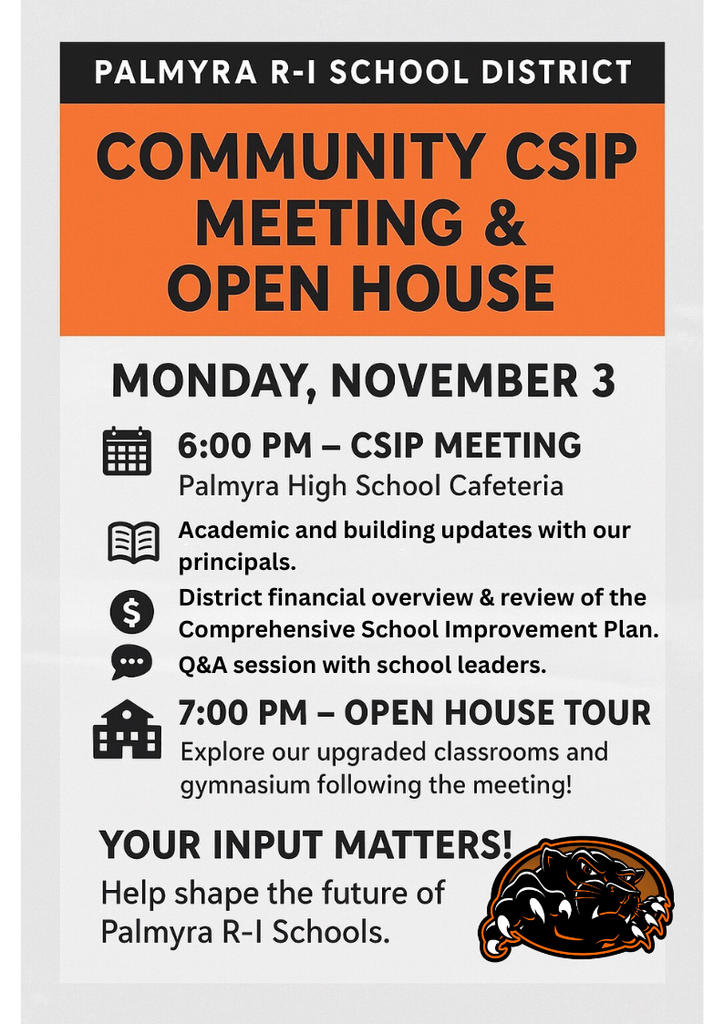 Community CSIP Meeting and Open House