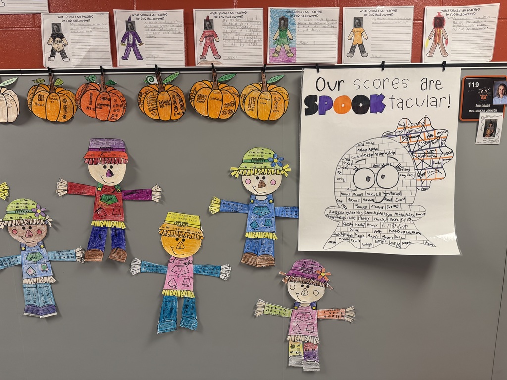 PES fall artwork in the halls