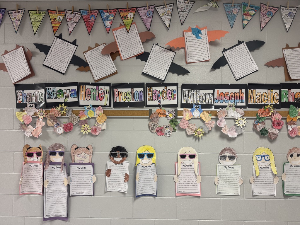 PES fall artwork in the halls