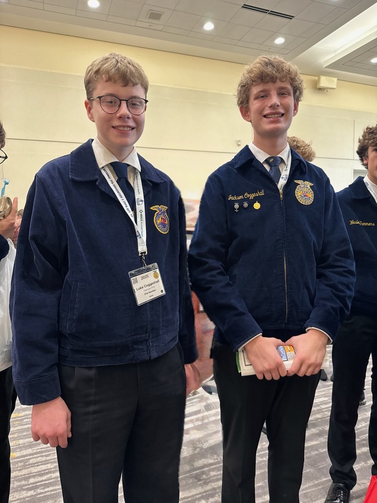 We had 4 sets of siblings attend the FFA convention