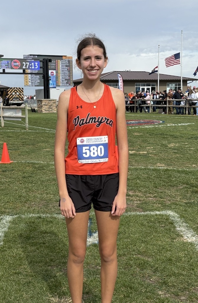 Audrey at MSHSAA Cross Country race