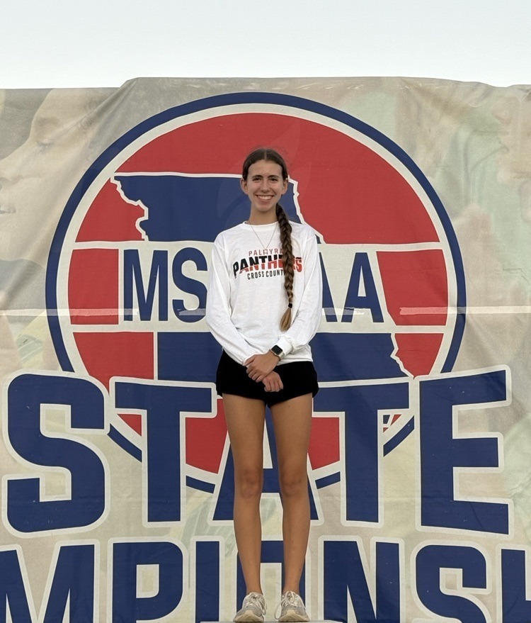 Audrey at MSHSAA Cross Country race