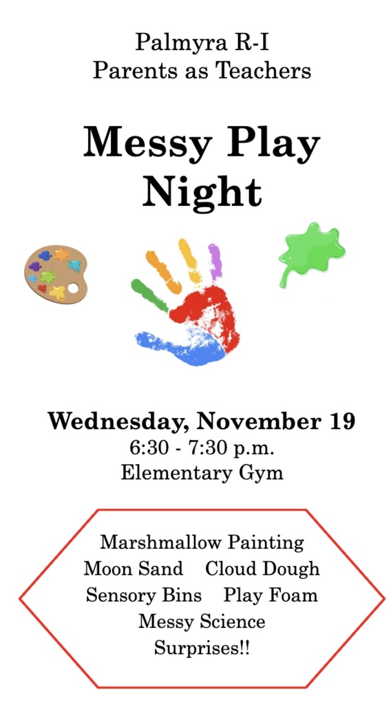 PAT Messy Play Night, Wednesday, November 19