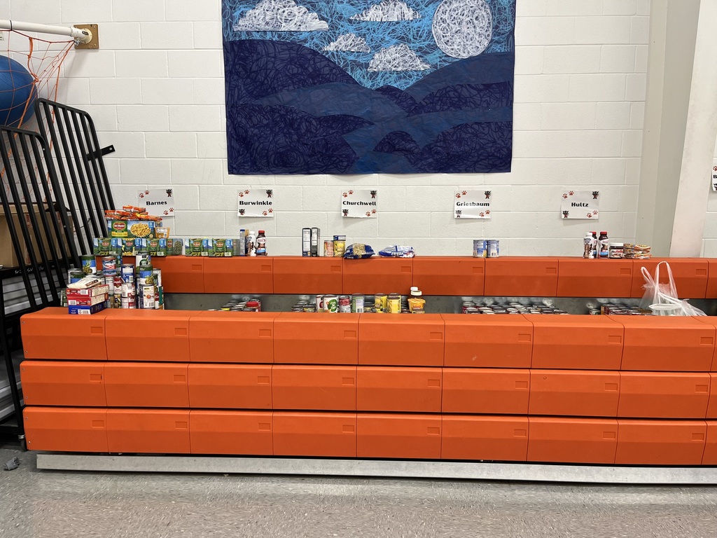 PES Canned food drive