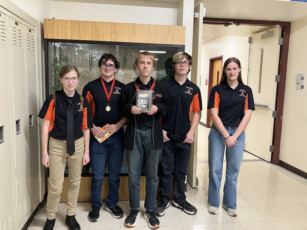 Quiz Bowl at Huck Finn Tournament finished 3rd place