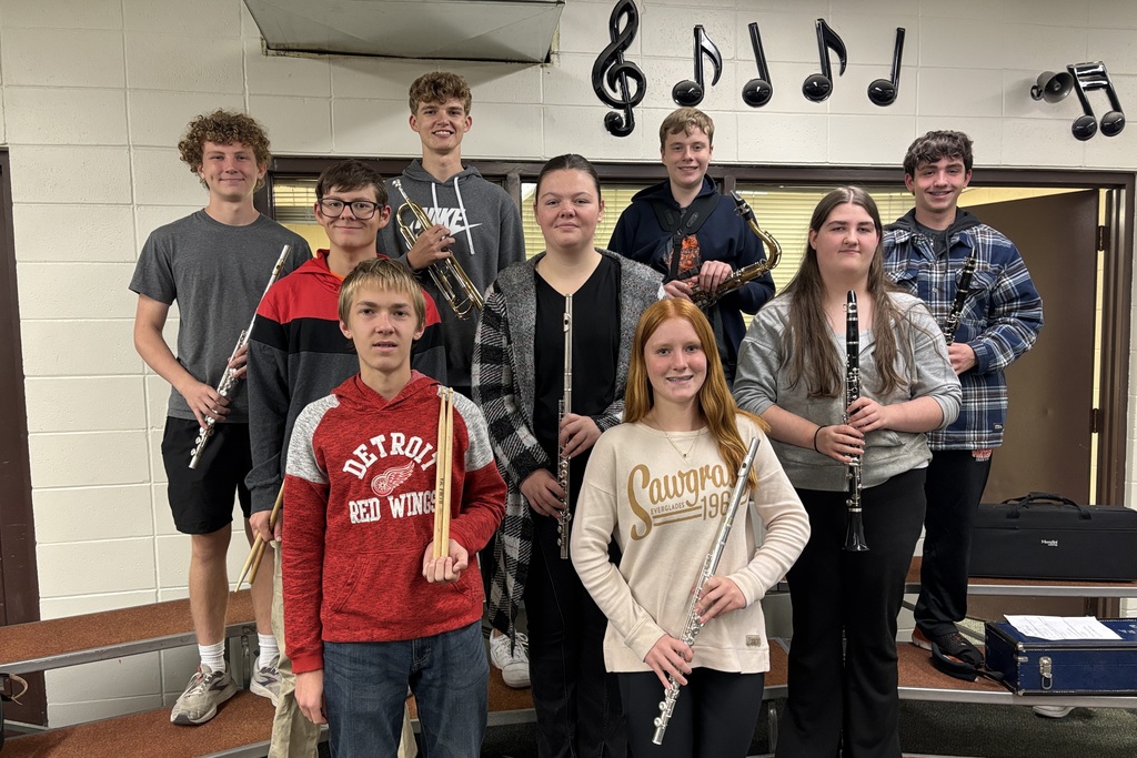 All Conference Band students who auditioned for a spot