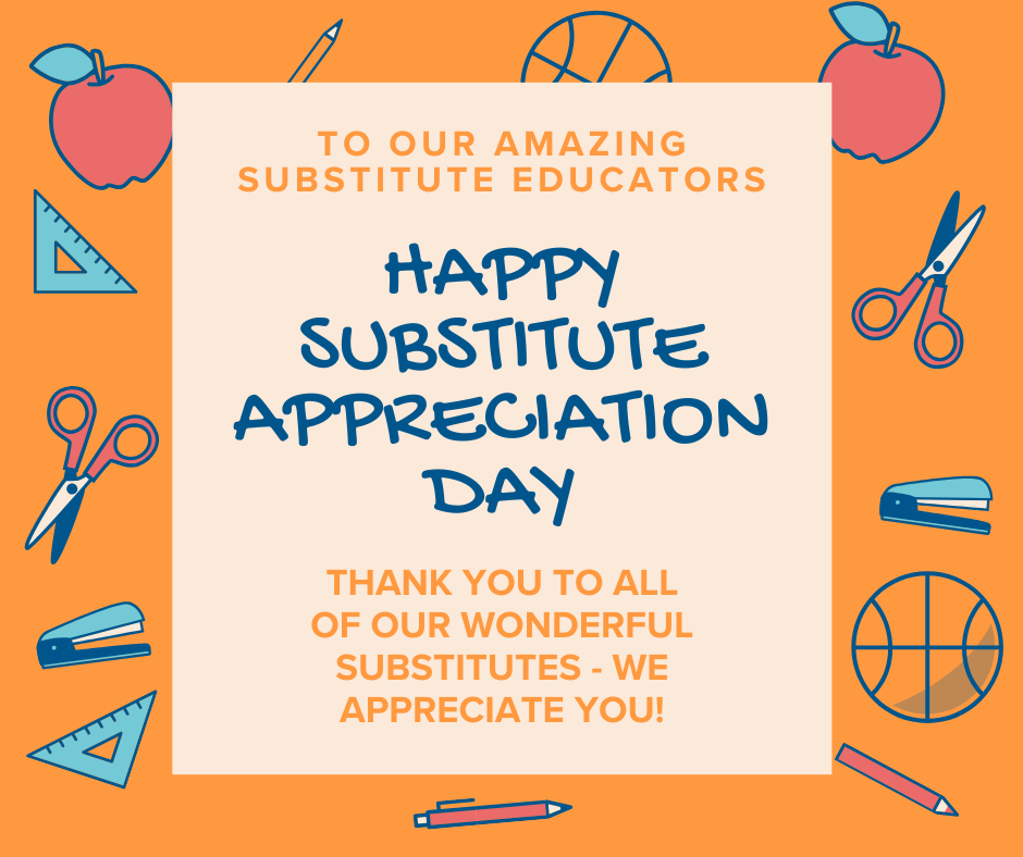Happy Substitute Appreciation Day