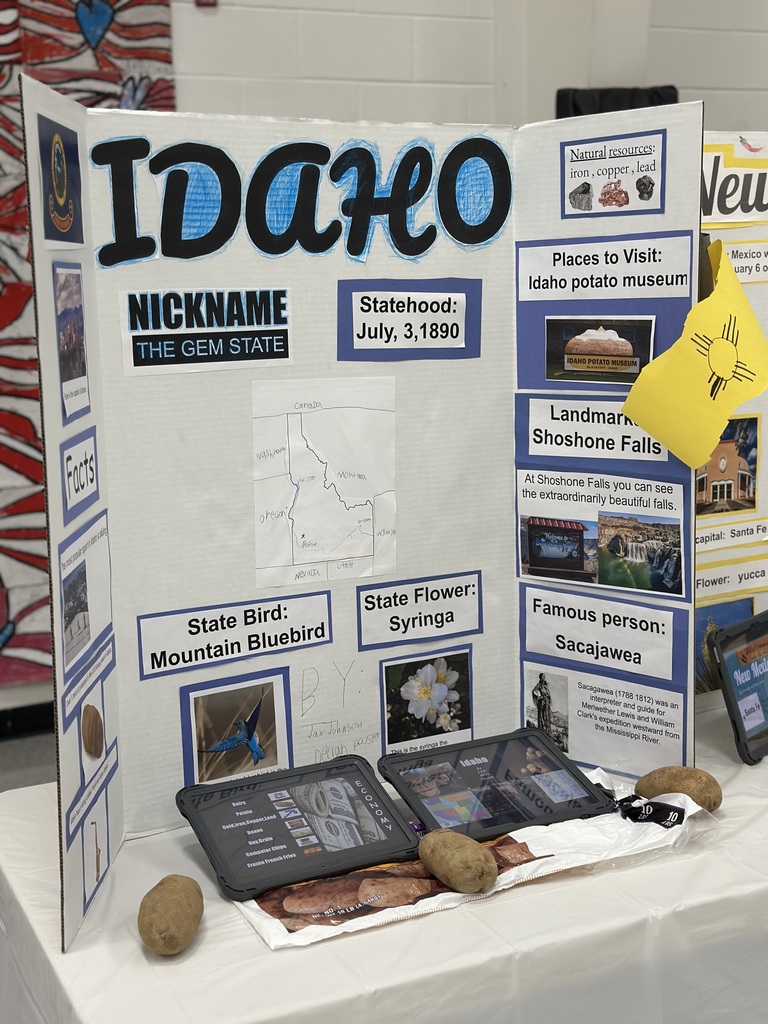 4th grade open house State Fair presentation