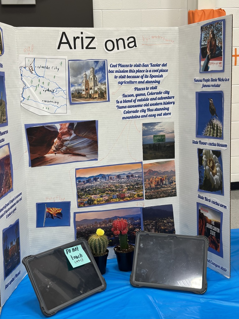 4th grade open house State Fair presentation