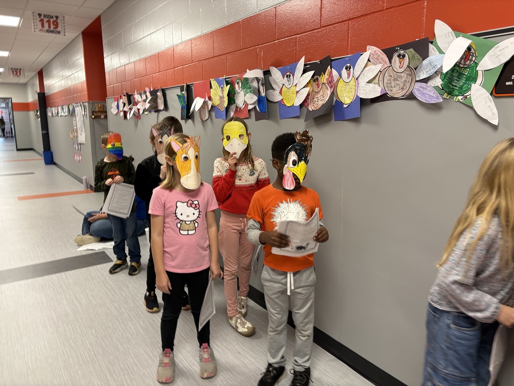 2nd grade perform The Great Turkey Race