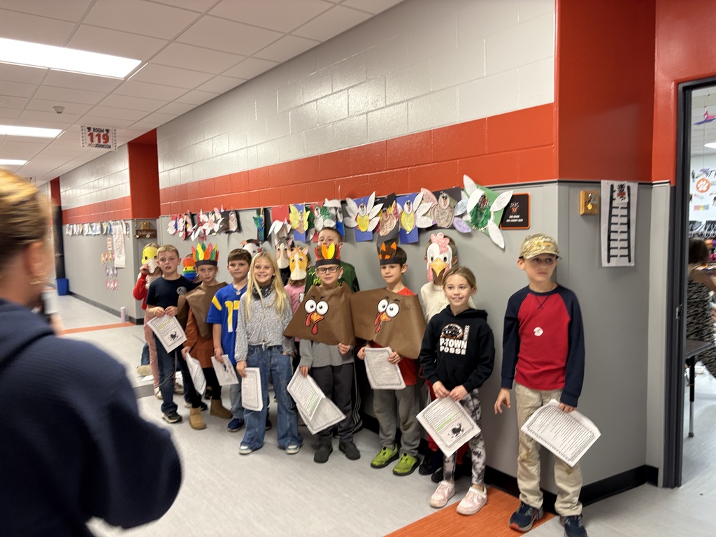 2nd grade perform The Great Turkey Race