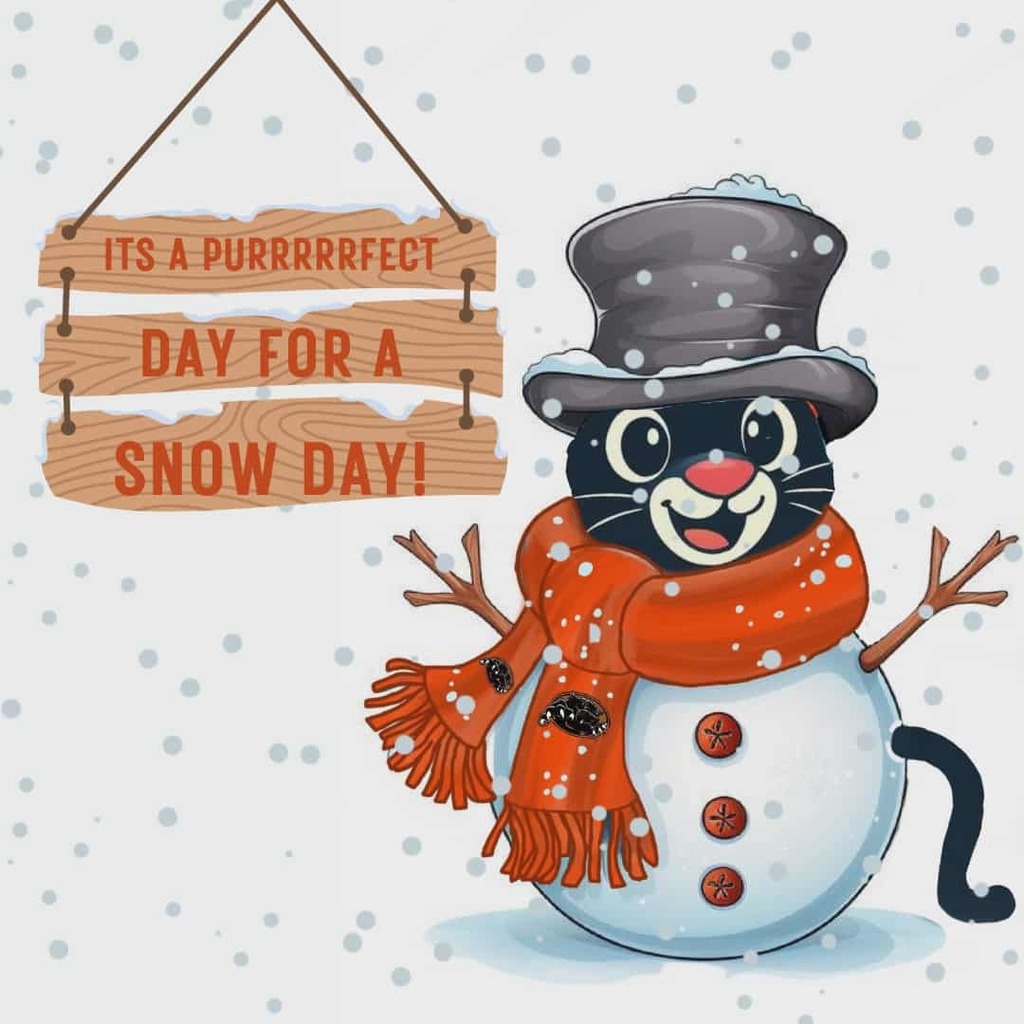 It's a purfect day for a snow day graphic created by Brylee