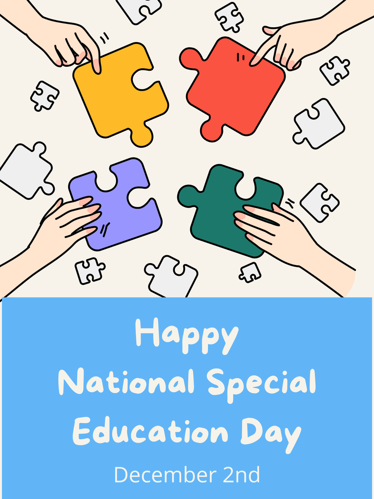 Happy National Special Education Day December 2nd
