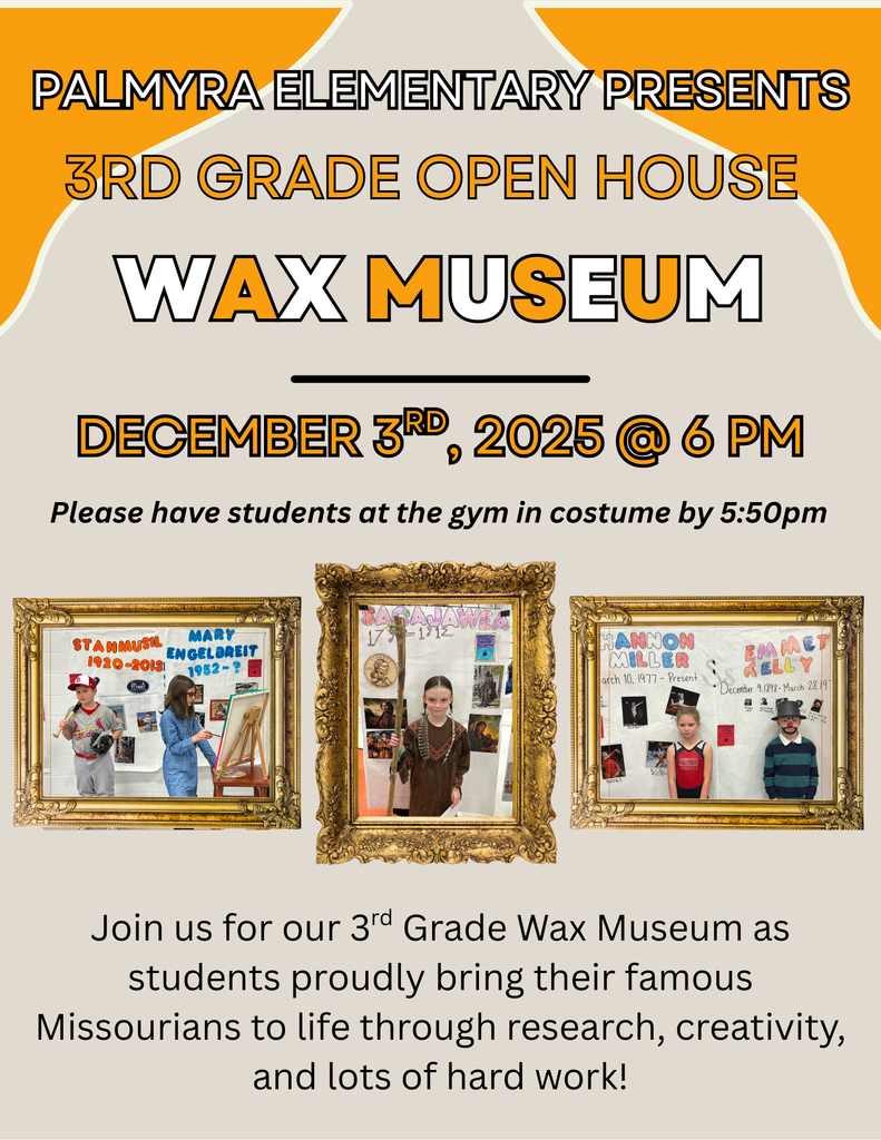 3rd grade open house wax museum