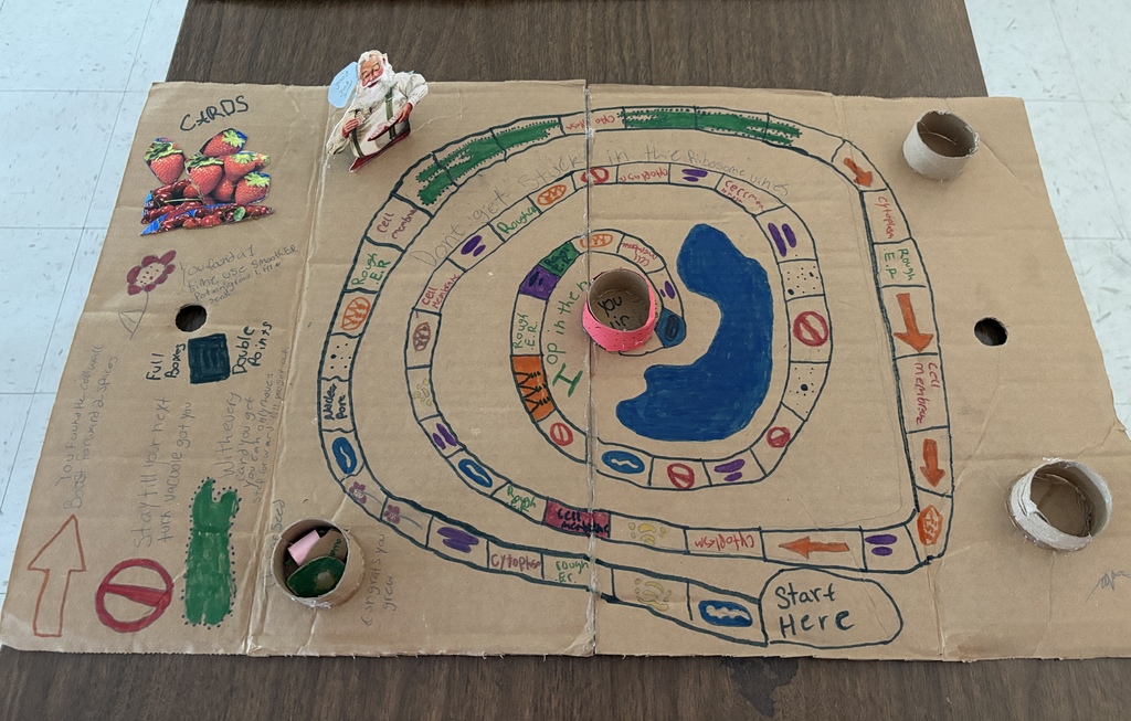 7th grade cell projects in Mrs. Harper's class