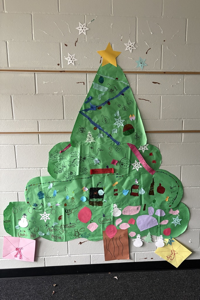 Winter artwork at PES 