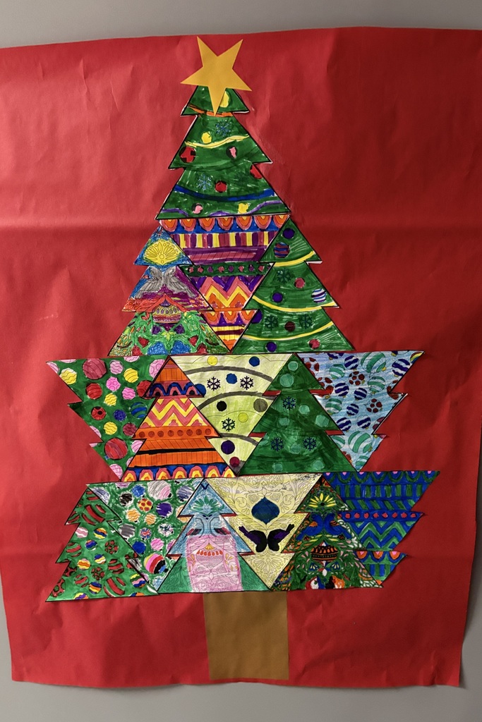 Winter artwork at PES 