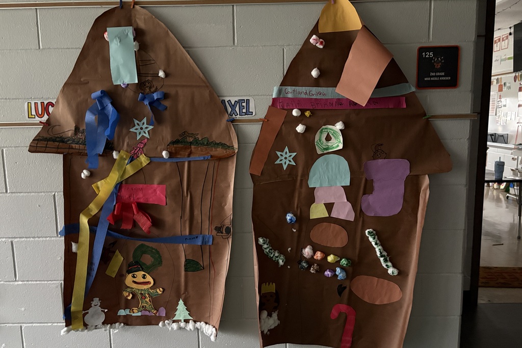 Winter artwork at PES 