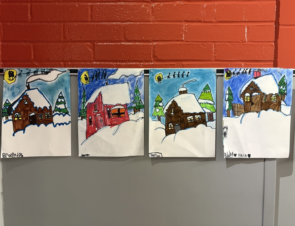 Winter artwork at PES 