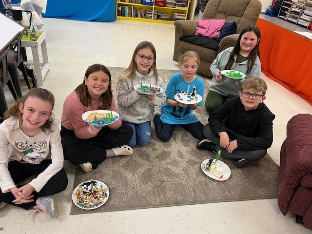 PACE students created edible habitats