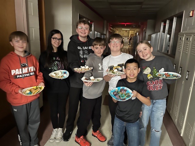 PACE students created edible habitats
