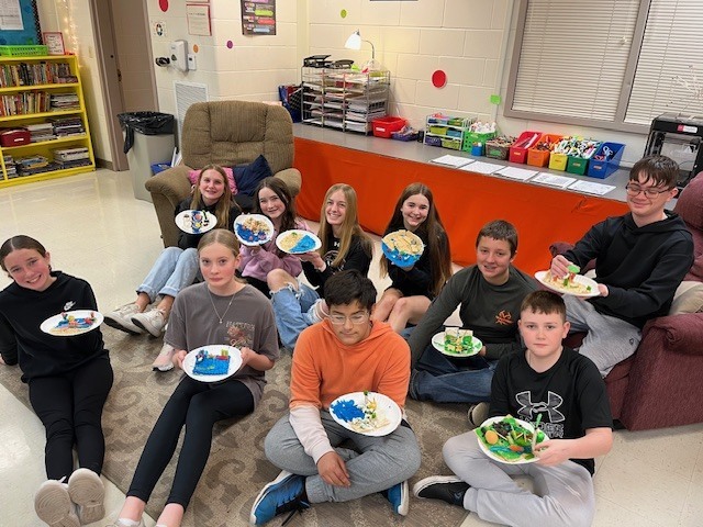 PACE students created edible habitats