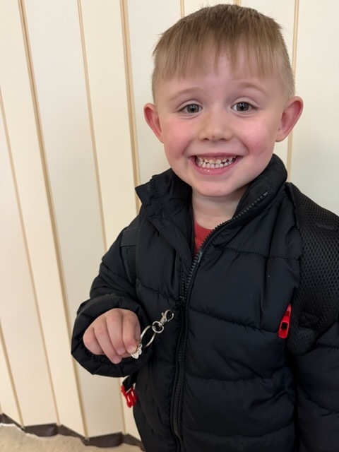 Prek student is new member of zipper club