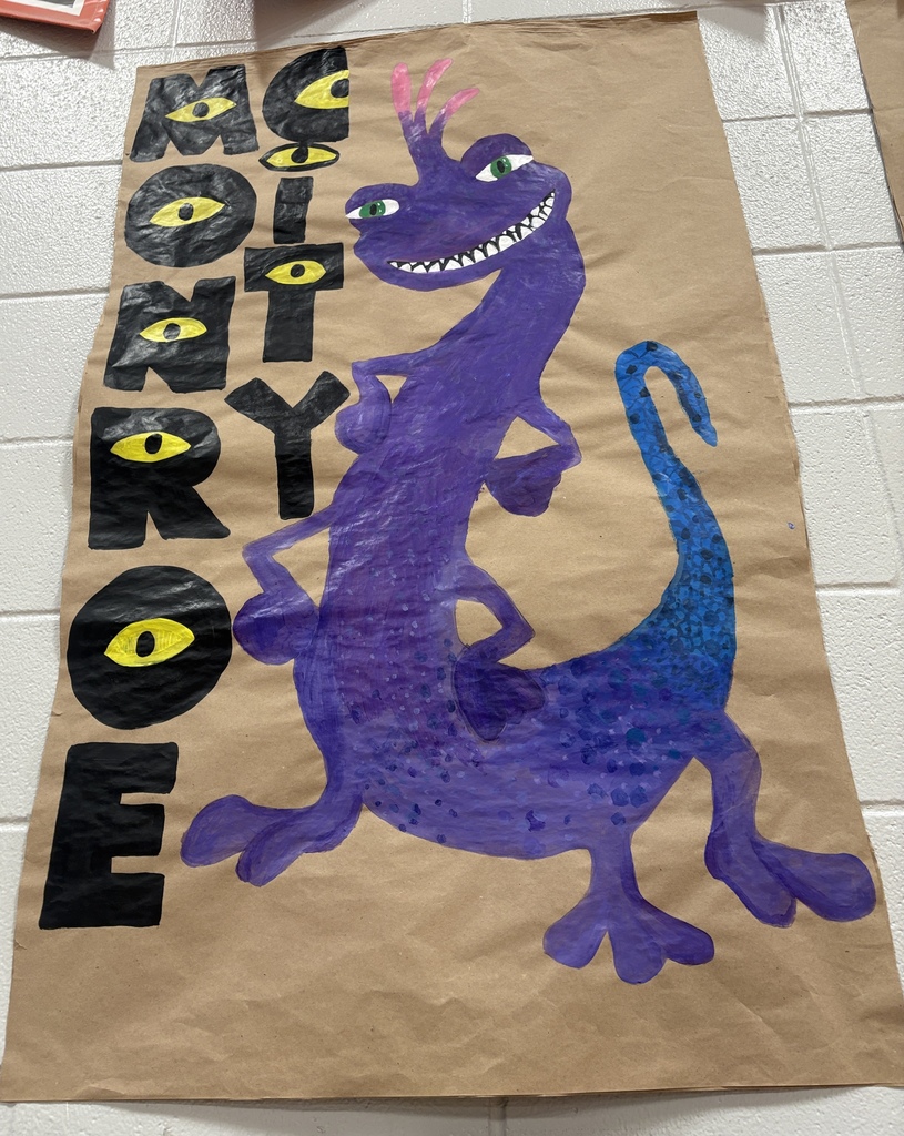 Monroe City team posters for tournament