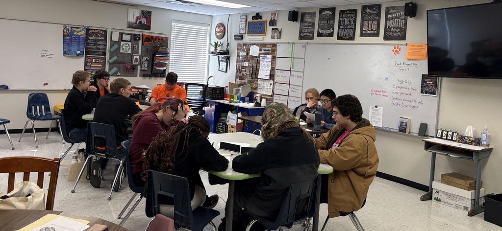 PHS quiz Bowl team versus Rushville