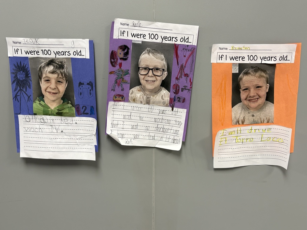 Students answer the question, If I were 100 years old