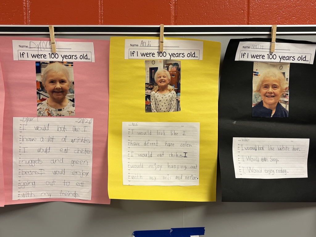 Students answer the question, If I were 100 years old