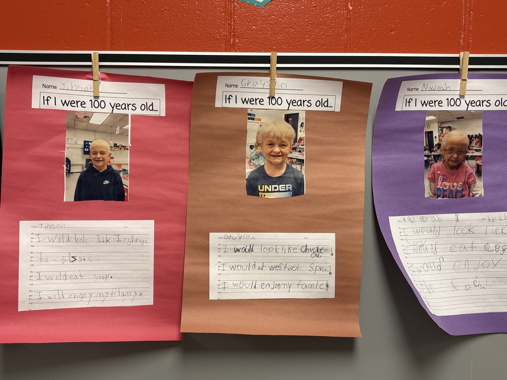 Students answer the question, If I were 100 years old