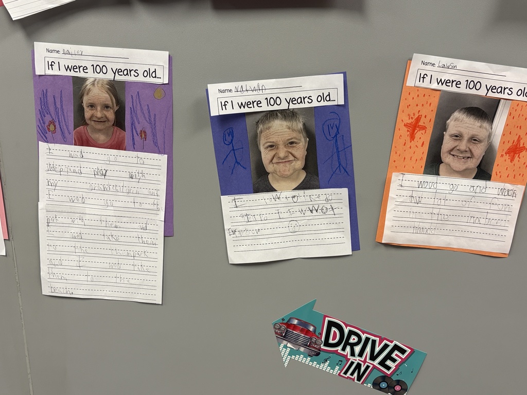 Students answer the question, If I were 100 years old