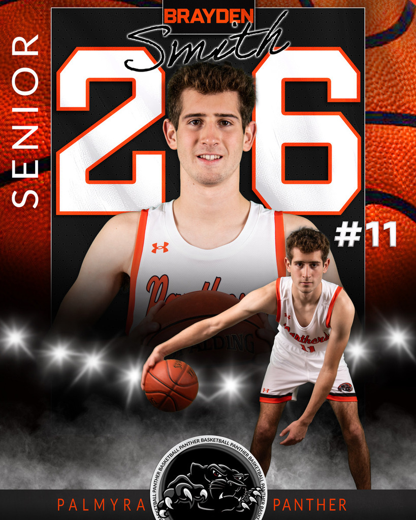 Basketball senior night banners