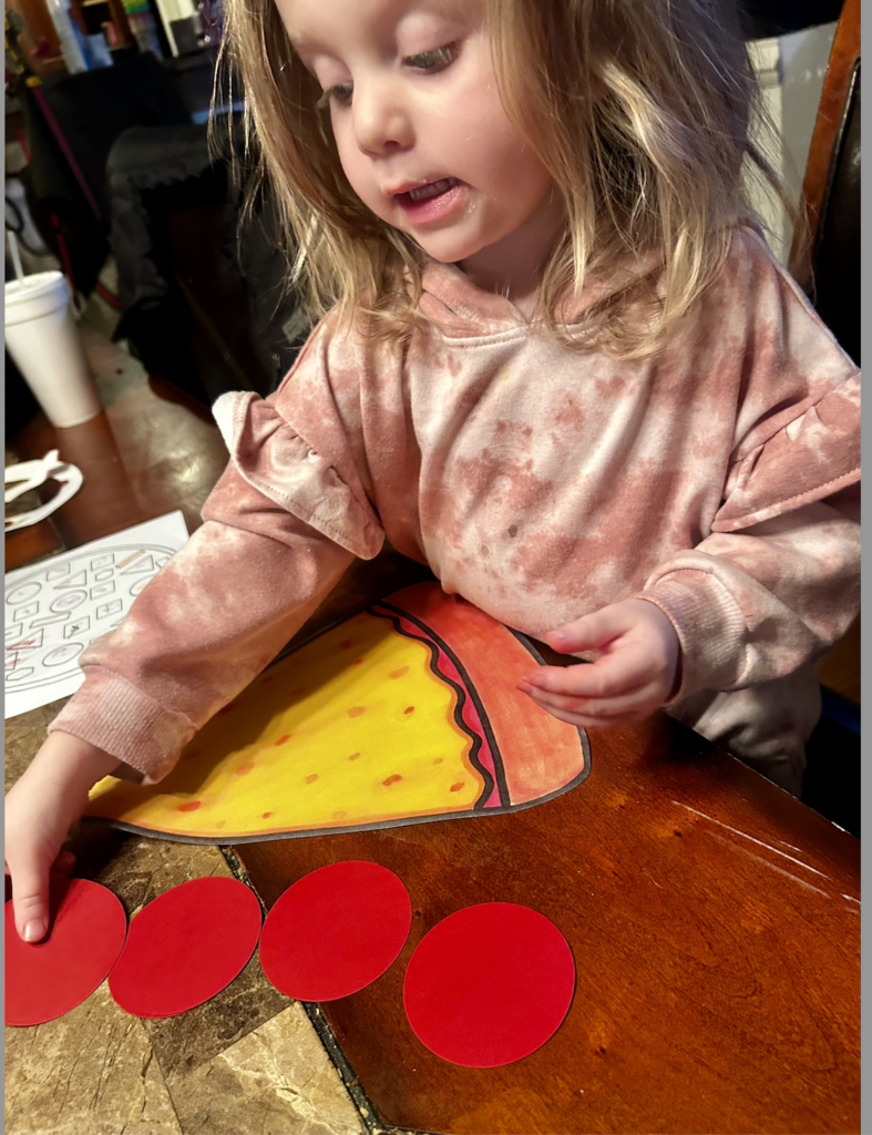 PAT pizza party online group connection at home participants