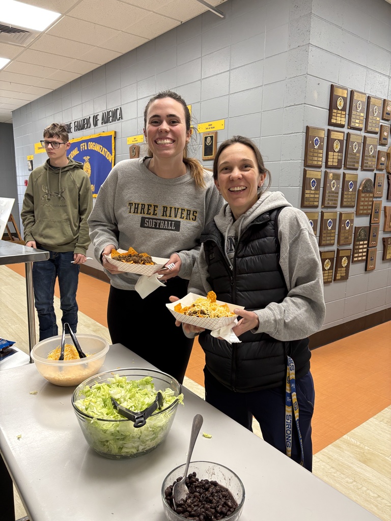 FFA Members provided lunch to staff and FFA members today