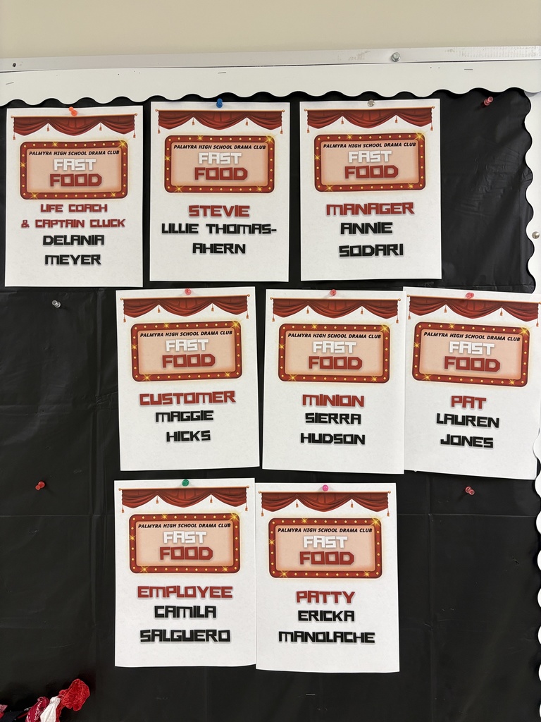 PHS Drama Club cast of Fast Food