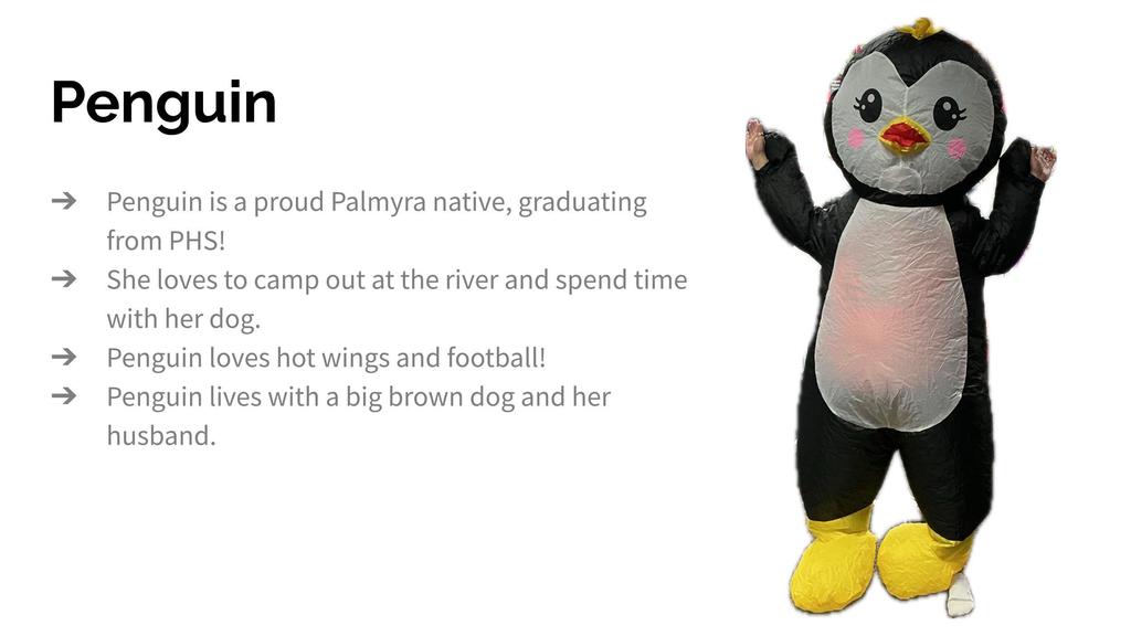 Penguin masked reader