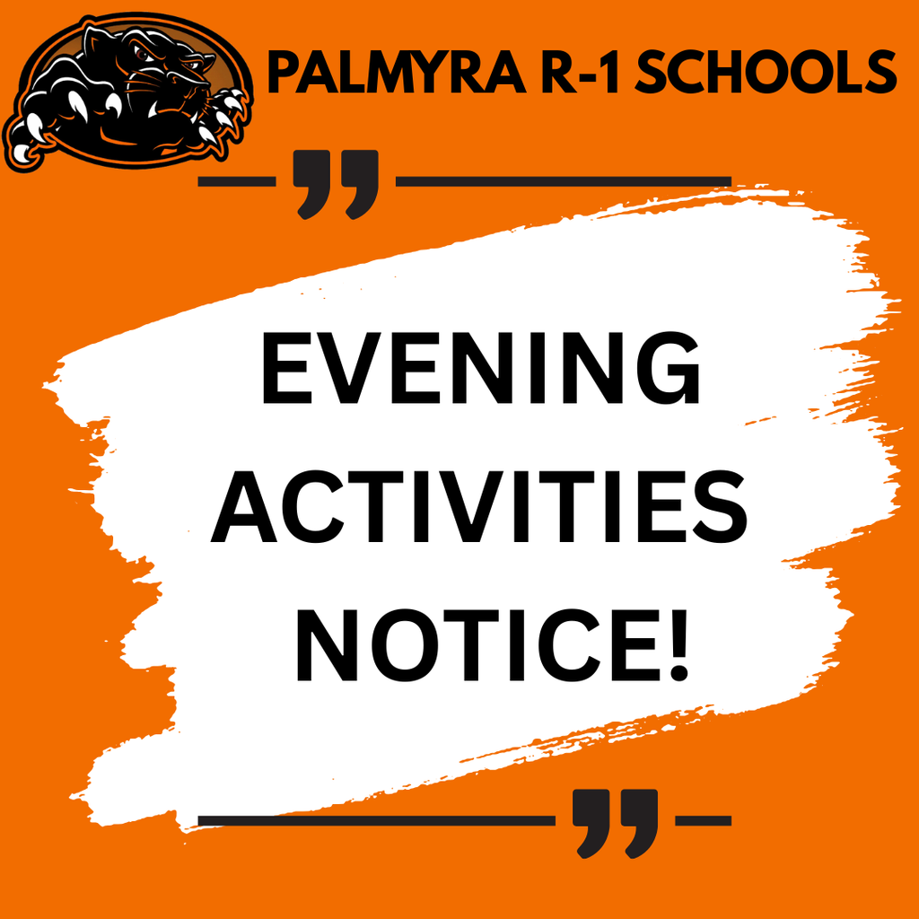 Palmyra R1 School Evening Activities Notice