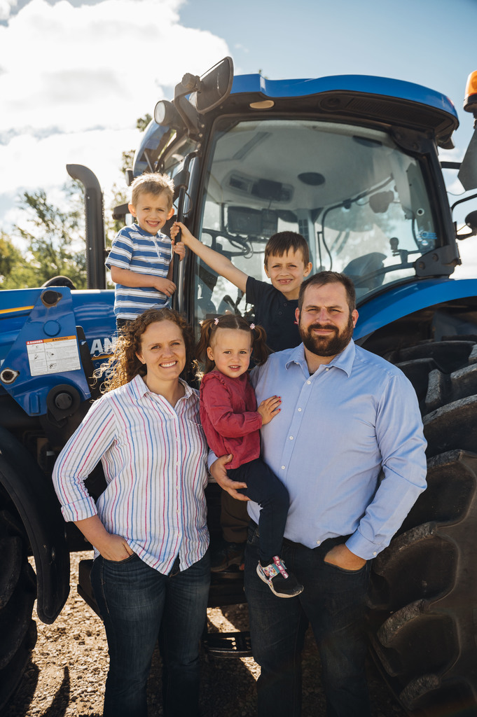 School Board President McElvain family picture
