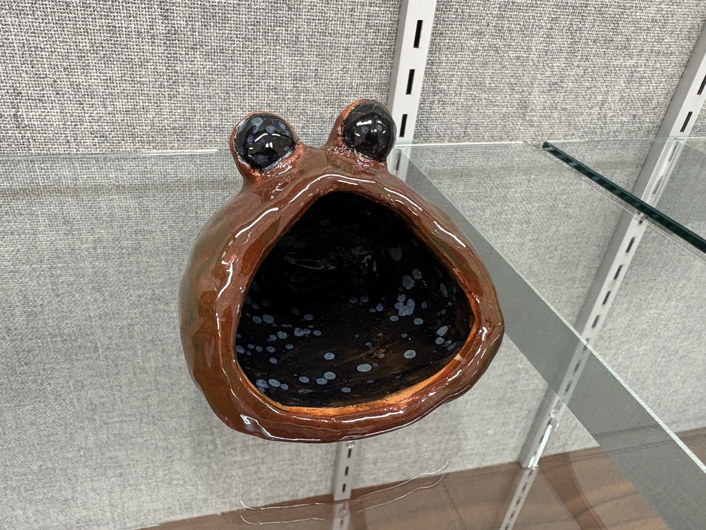 Intro to art high school students pinch pot monsters