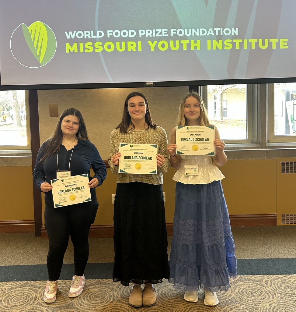 World Food Prize Foundation Missouri Youth Institute winners