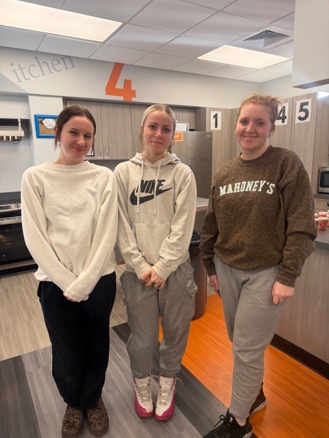 Mrs. LaSala's class making irish soda bread