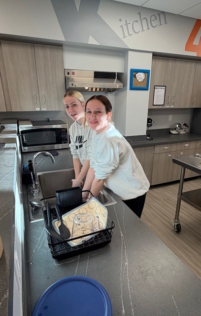 Mrs. LaSala's class making irish soda bread
