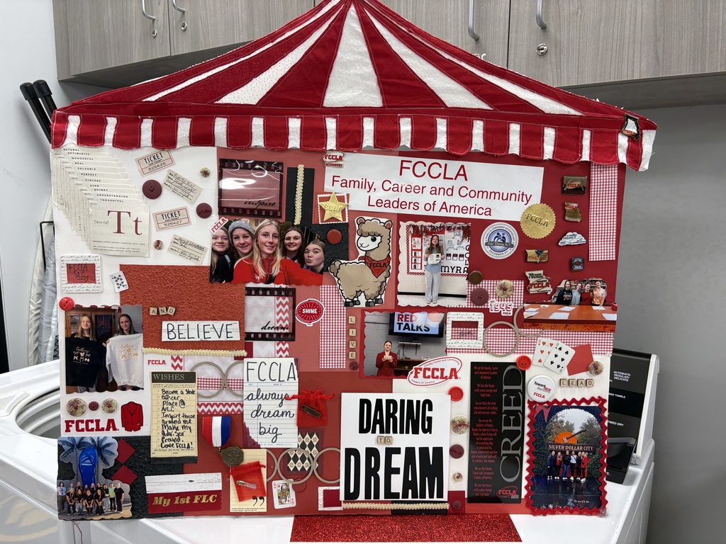 FCCLA display daring to dream