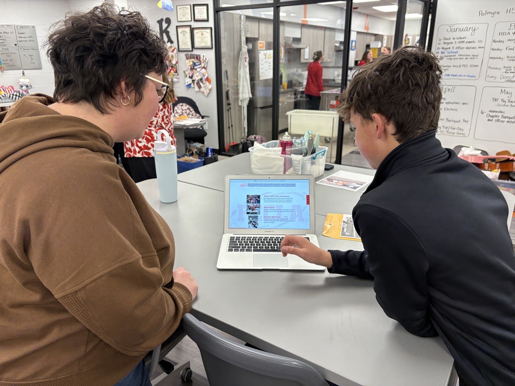 student demonstrating their website