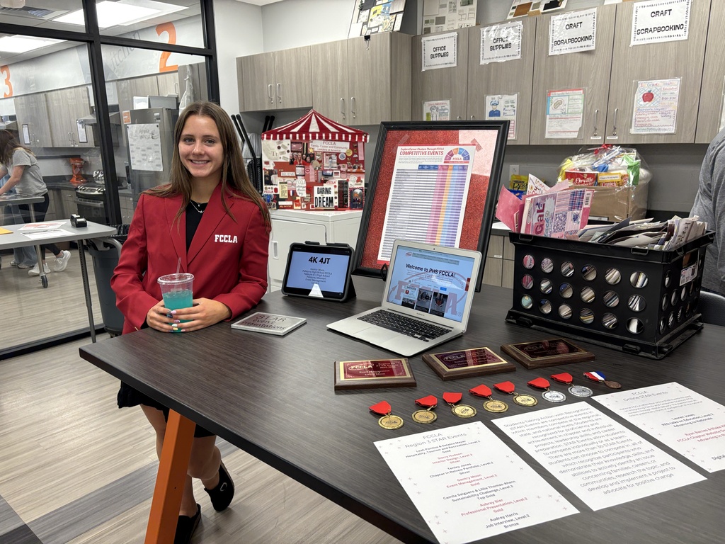 student with their event plan