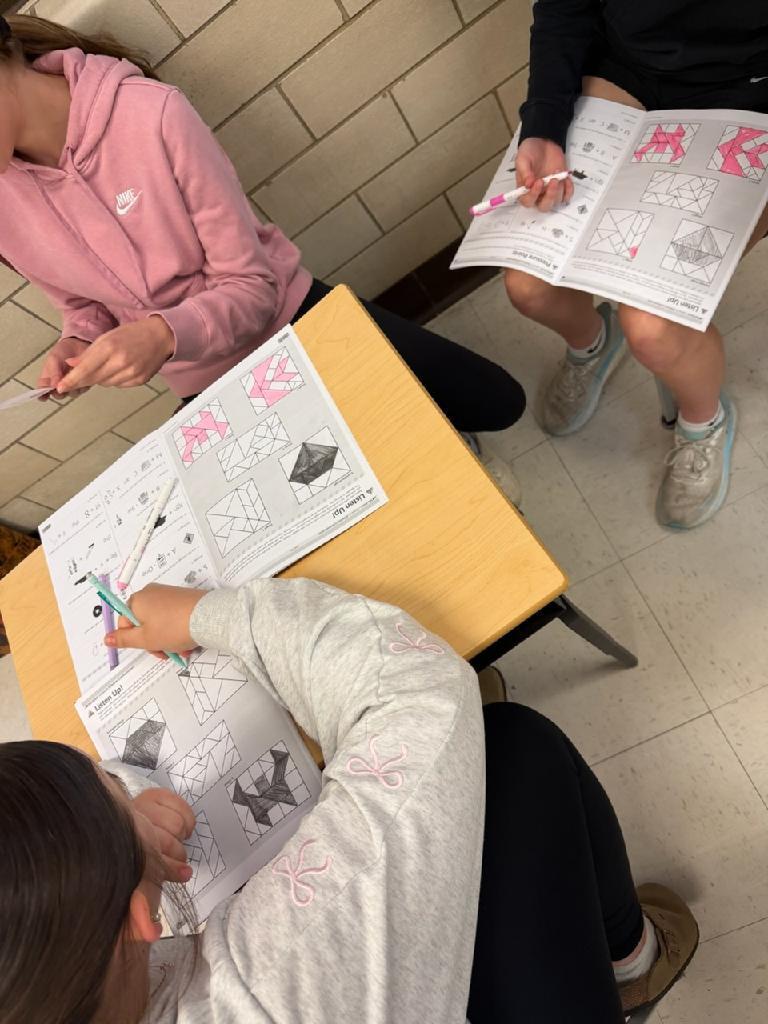 8th grade worked on their active listening skills with Mrs. McBride