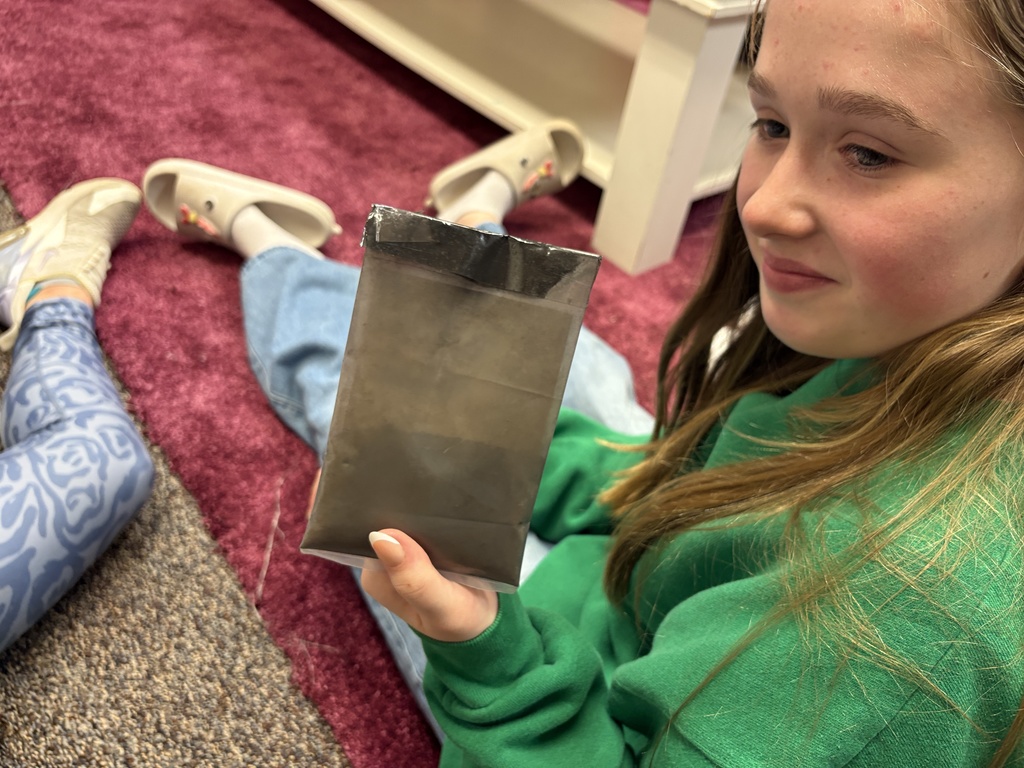 Energizing Safety demonstration at Middle School - coal sample