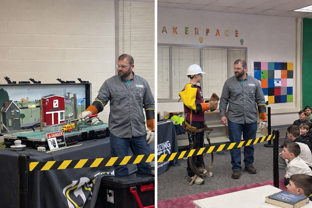 Energizing Safety demonstration at Middle School